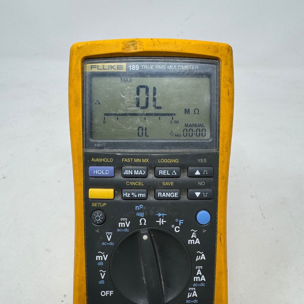 Fluke 189 True RMS Multimeter Digital Logging Multimeter Yellow Case - Picture 10 of 11